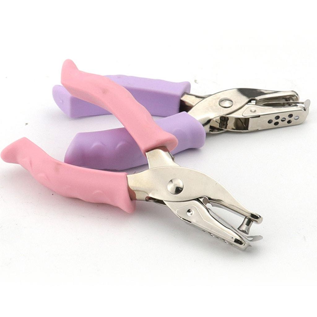 Дырокол на одно отверстие, компостер для билетов, дырокол с удобной рукояткой для бумажных поделок, офисные аксессуары