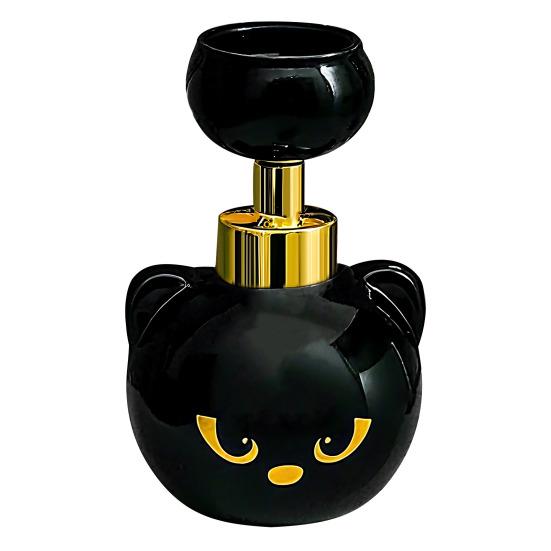 1/2 шт. Дозатор пенного мыла в виде кошачьей лапы, Черный, Тематический котенок, Пенообразующий