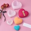 Heart-shaped Silicone Mold Non-Stick Grid Baking Mold for Candies Fudges Cookies DIY Soap Making Supplies Valentine's Day Gifts