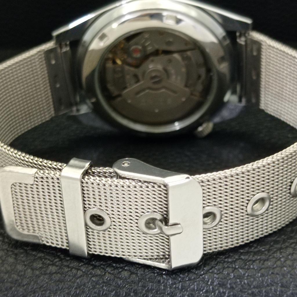 АВТОМАТИЧЕСКИЕ ВИНТАЖНЫЕ ВОССТАНОВЛЕННЫЕ ЧАСЫ SEIKO 5 JAPAN МУЖСКИЕ С КРАСНЫМ ЦИФЕРБЛАТОМ a440409-4 Sk-a440409