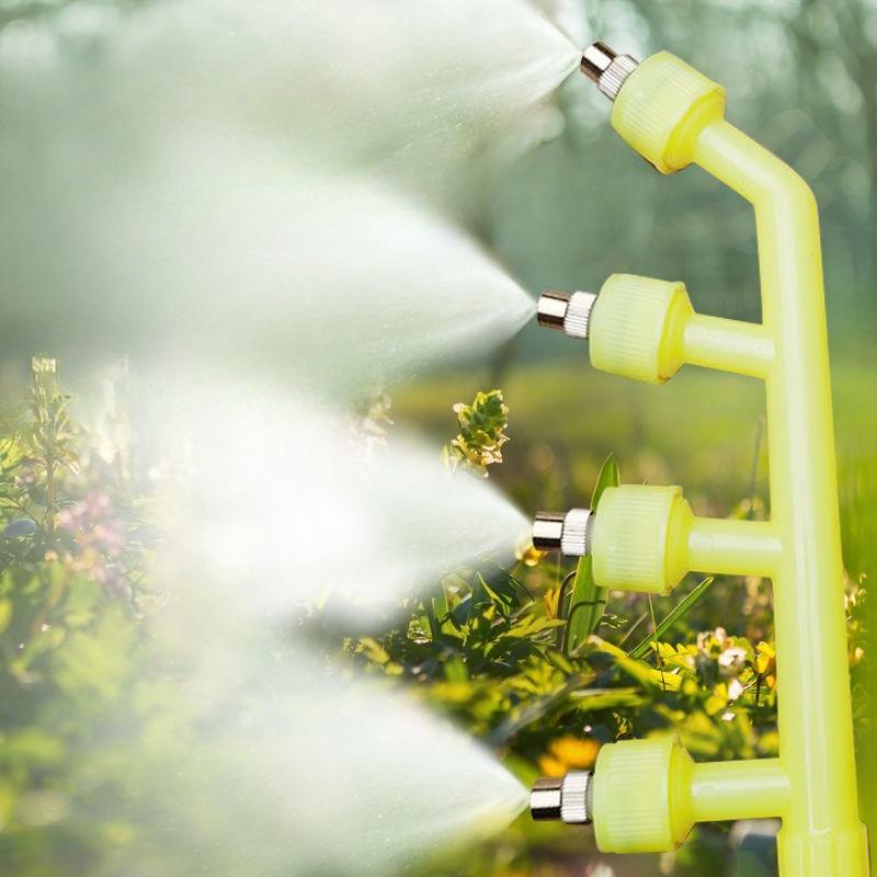 Spray Nozzle Accessory, Adjustable 3/4 Hole Nozzle, Common For Agricultural Atomizing Garden Sprayer