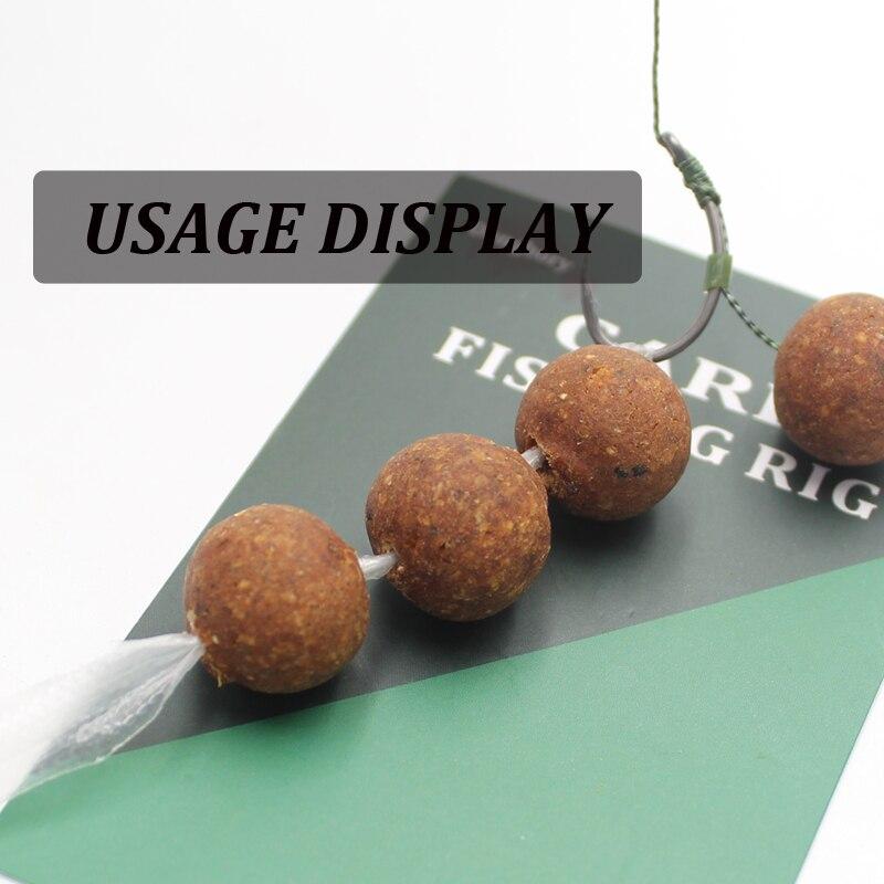 20m Carp Fishing Accessories Bait Floss Grips POP UP Boilies Holder Chod Hair Ronnie Rig Method Feeder Fishing Tackle Terminal