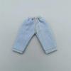 Fashion Doll Clothes T-shirt Cute Denim Trousers for 1/11 OB11/Obitsu11Dolls/1/12Bjd Doll