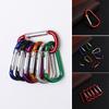 7-colors Aluminium Safety Camping Hiking Hook Buckle Keychain Climbing Buckles Alloy Carabiner