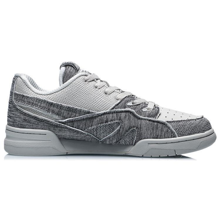 Кроссовки Li Ning 937 Deluxe Low Canvas Shock Absorbing Non-Slip Durable Lightweight Retro Basketball Shoes Men sneakers Brick-Gray AGBR049-5