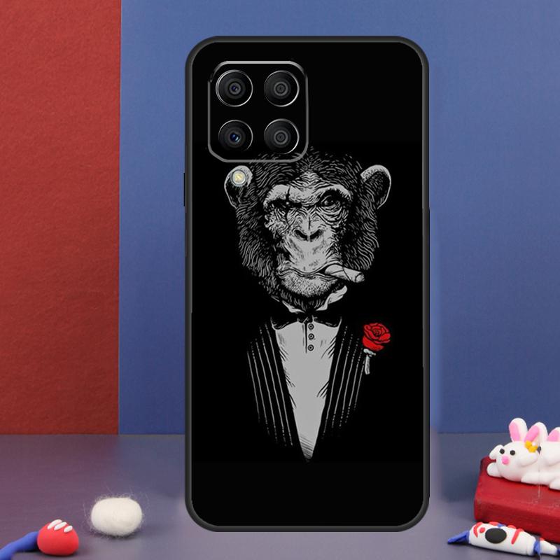Man Suit Shirt Tie Case For Samsung Galaxy M34 M14 M54 M13 M15 M36 M55 M35 M56 M16 M31 M11 M53 M12 M32 M52 M06