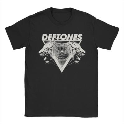Смешная футболка Deftones мужская с круглым вырезом, из чистого хлопка, футболка с коротким рукавом, взрослая одежда