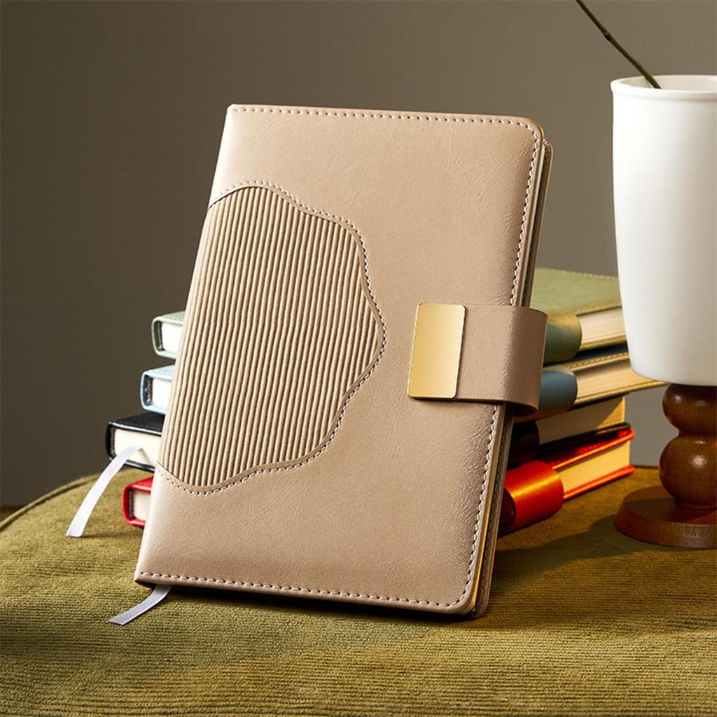 Блокнот формата А5 из плотной кожи, деловой блокнот с пряжкой, книга записей встреч, журнал путешествий, студенческий дневник, книга выписок, 100 листов, 200 страниц