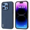 ABEEL For iPhone 16 Pro Cases Genuine Cow Leather+PC+TPU Phone Cover