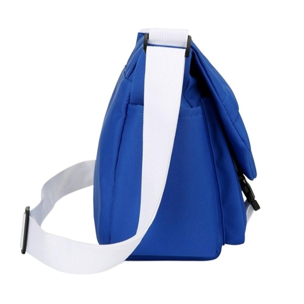 Multi Pocket Nylon Messenger Bag Korean Style Crossbody Bag Simple Women Shoulder Bag Students