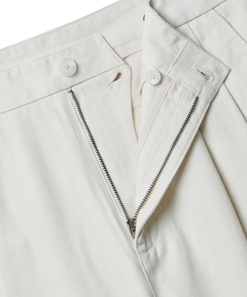 MUSINSA STANDARD Two-Tuck Wide Chino Pants [Cream]