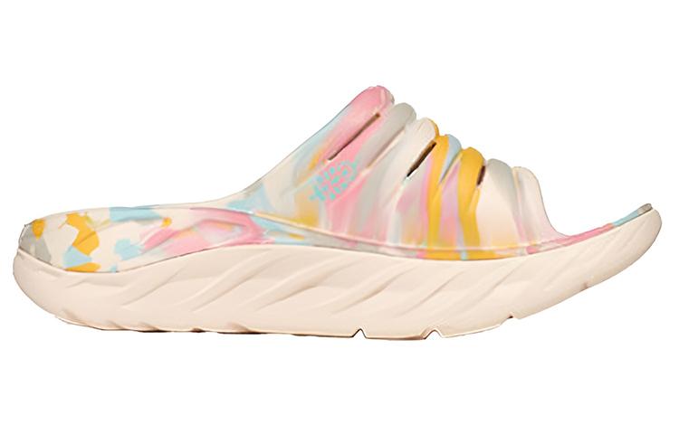 HOKA One One Ora Recovery Slide Free People Movement Luna Мраморный 1134731-LMLD