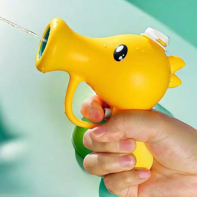 Cartoon Peashooter Water Spray Toys Summer Outdoor Beach Water Spray Toy Handheld Water Squirter Swimming Pool Fight Toys