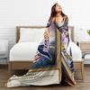 Yu Gi Oh Card Dark Magician Blanket Cover Flannel  Ultra-Soft Throw Blankets for Airplane Travel Bed Rug