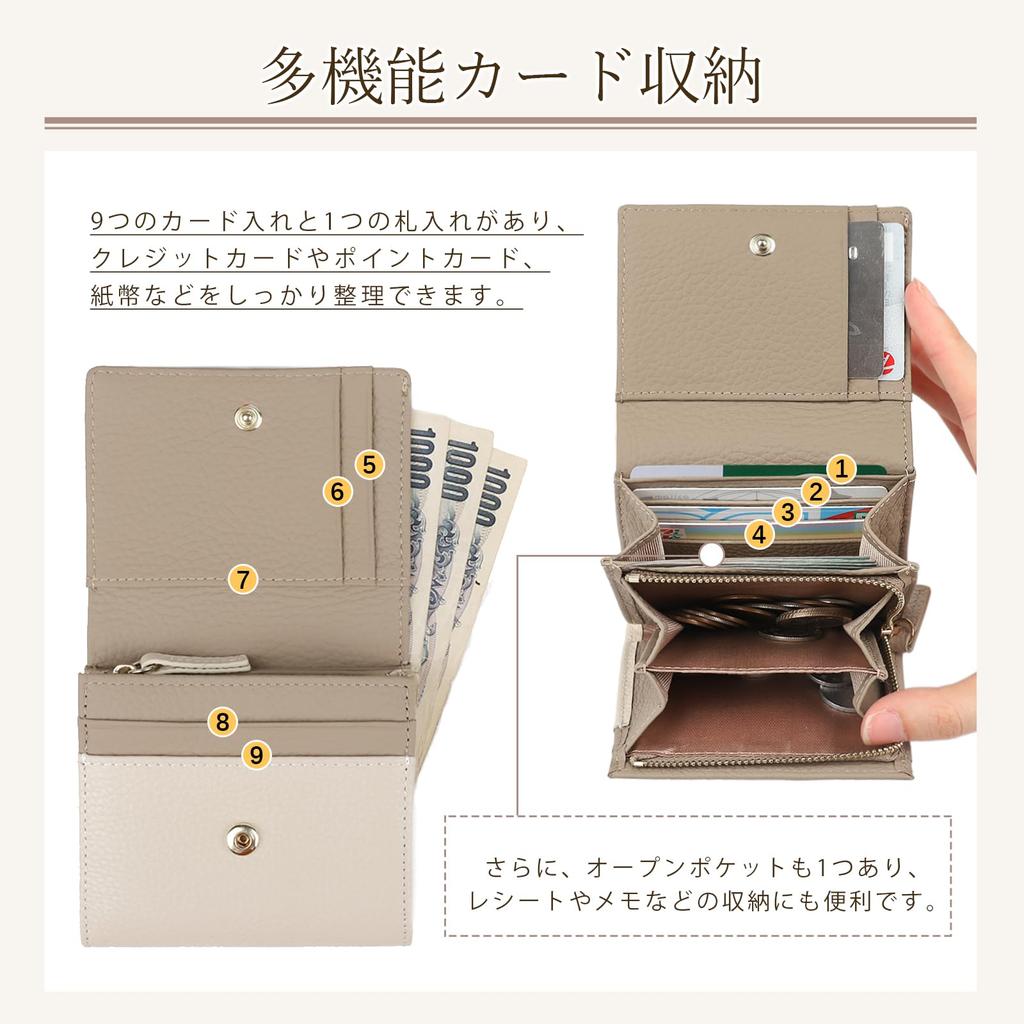 Мини-кошелек-бифолд из натуральной кожи с RFID-защитой для путешествий, для карт, монет, ключей, повседневный x [imeetu] женский кошелек, кожа, защита, L-образная молния, кошелек, кошелек,