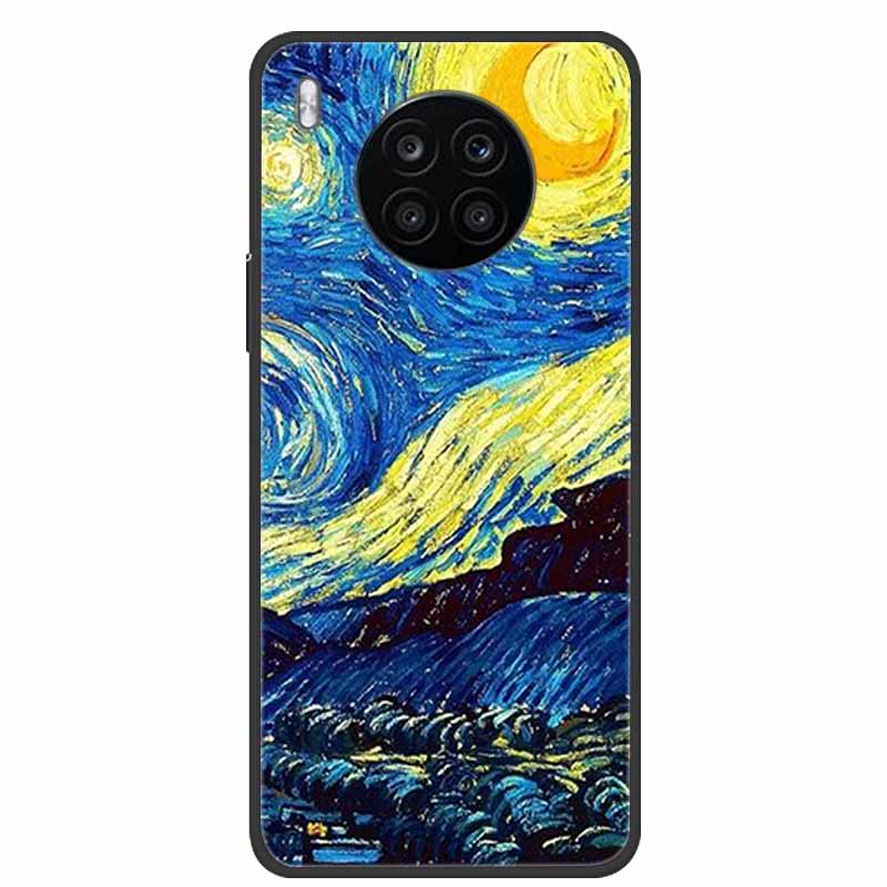 For Honor 50 Lite Case Shockproof Soft silicone TPU Back Cover For Huawei Honor 50 Lite Phone Cases Honor50 Lite Cute Cartoon