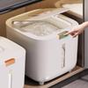 Rice Box Insect Proof Moisture Proof Airtight Food Grade Grain Sealed Jar with Lid 5KG 10KG Kitchen Storage Container