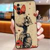 Skull Head Flower Art Phone Case For Motorola Edge 50 40 Pro 60 50 40 30 Ultra Neo Fusion Moto G Play G Stylus G Power G 2025