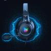 Игровая гарнитура K9 со светодиодной подсветкой RGB, шумоподавлением, стереогарнитура PS Vita с микрофоном, полноразмерные наушники для ПК, PS4, PS5, Switch, Xbox One, Mac