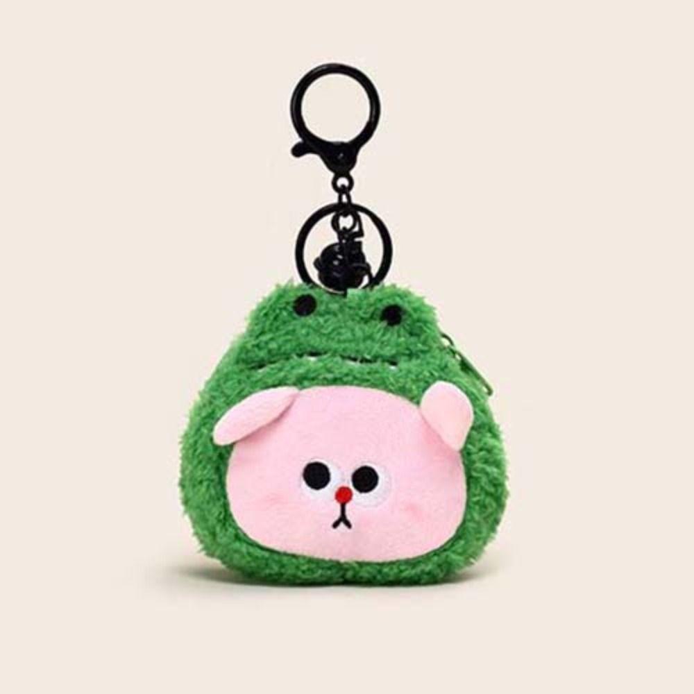 Crocodile Mini Earphone Bag Cute Animal Small Items Bag Portable Storage Bag Keychain  Children