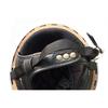 Bike Parts Center Helmet Half Cork Half Three Button Black Lame Free Size (Head Circumference 57cm~less Than 60cm) 701002
