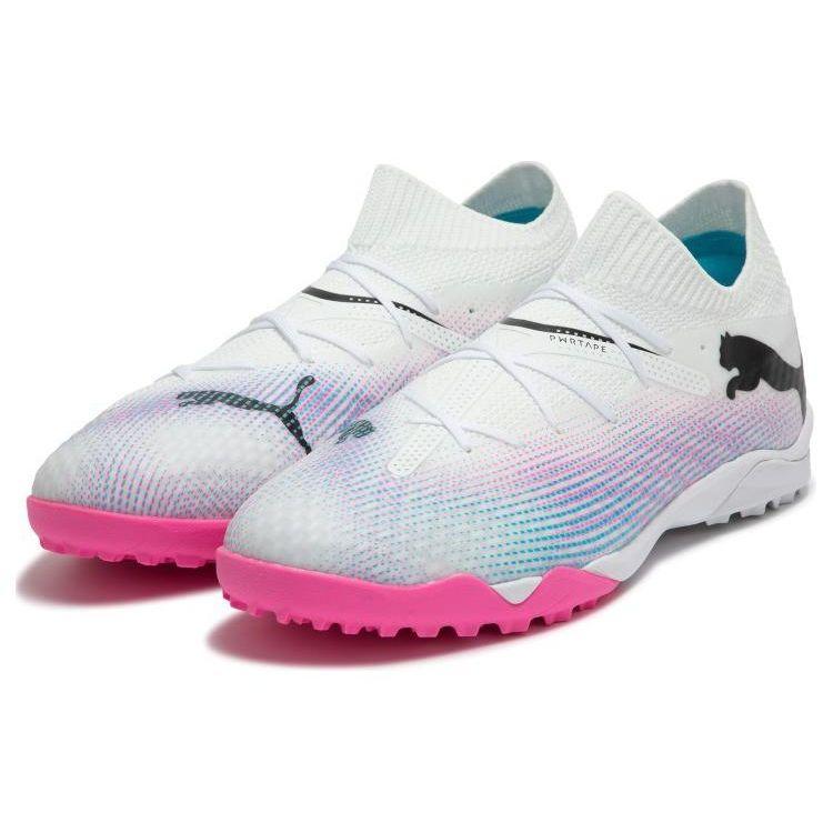 Puma Future Pro 7 Cage Phenomenal Pack мужские кроссовки белые черные ядовито-розовые 107710-01
