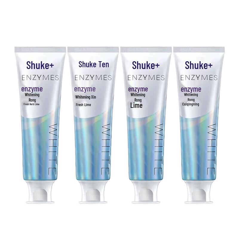 Отбеливающая ферментная зубная паста Shuke Refined