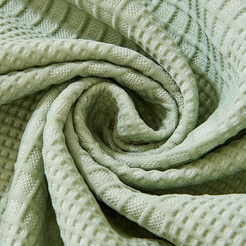 Summer Sofa Cushion Cool Ice Silk Breathable Washable Cushion Blanket Armrest Cover Cloth All Wrapped Cover Cover