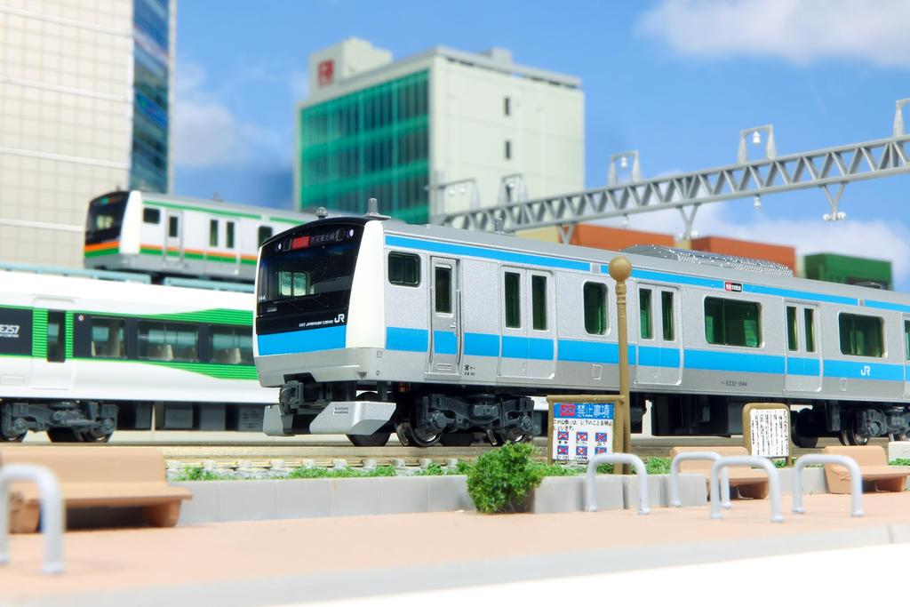 KATO N Gauge E233 Series 1000 Keihin Tohoku Line Базовый набор из 3 вагонов Модель поезда железной дороги 10-1826