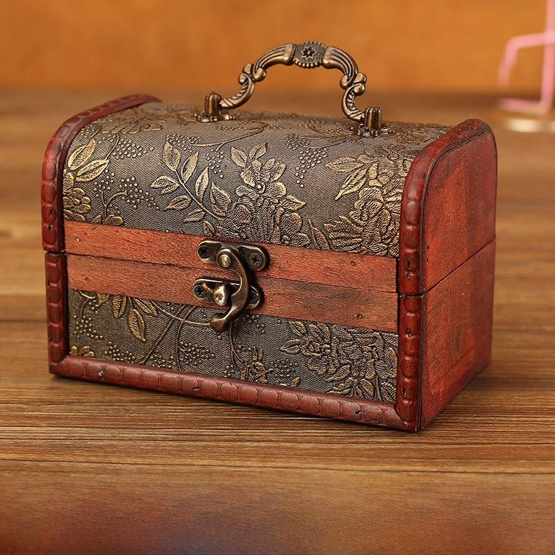 Wooden Chinese Style Storage Box For Accessories And Home Gifts Decorations
