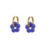 Jewelry Flower Hoop Earrings Stainless Steel Ear Buckle Vintage Ear Cuffs  Unisex