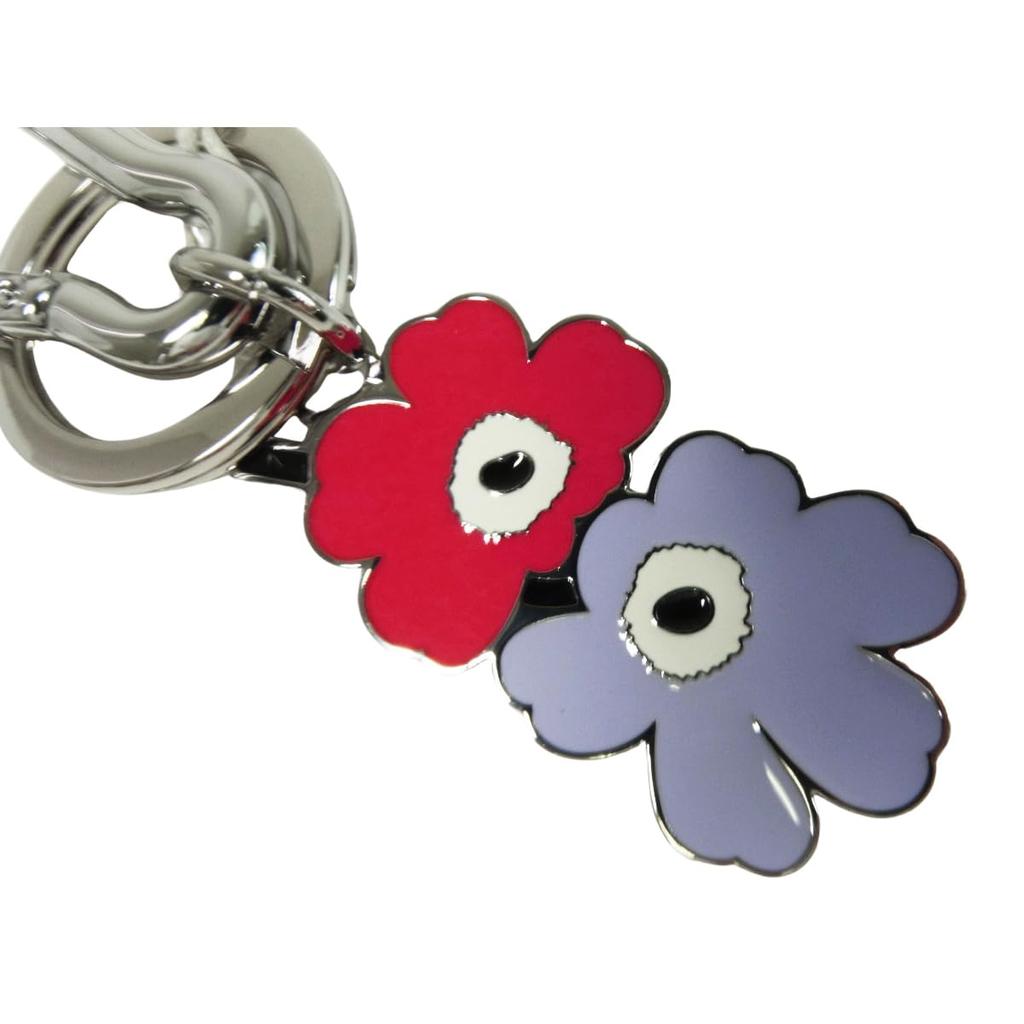 Marimekko Puhallus I Unikko Keychain with Hook, 094172 340 [Parallel Import]
