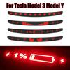 Для Tesla Model 3 Model Y High Mount Stop Light Projection Board ПВХ Мягкая доска Stop Light Patch Простая установка Аксессуары