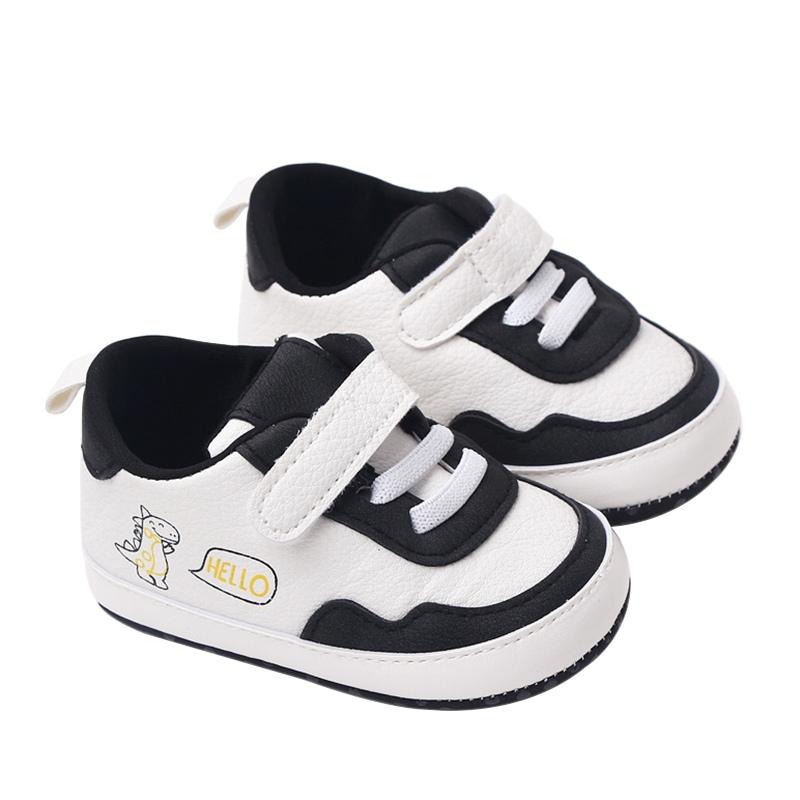 0-1 Years Infant Baby Shoes Light Weight Flat Shoes Cute Cartoon Animal Print Shoes