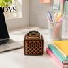 Pixel Art Decor Fidget Puzzle Cube Music Box, 3D Printed Game Toy Mechanical Box for Anxiety Relief, Small Musical Play Kids, Adults Unique