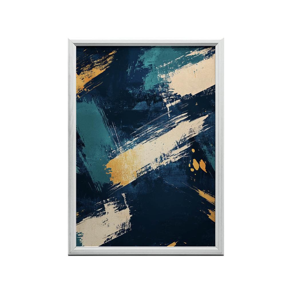 Artystyczny Rytm Artystyczny Rytm, 30X40 Cm, Rama Aluminiowa Złota, Papier Matowy 230 Gsm