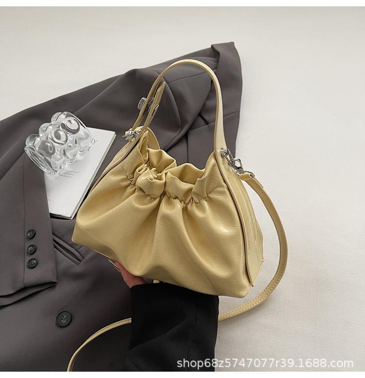 Niche Design Fashion Pleated Cloud Bag Handbag Women's 2025 New Popular Chain Shoulder Crossbody Bag