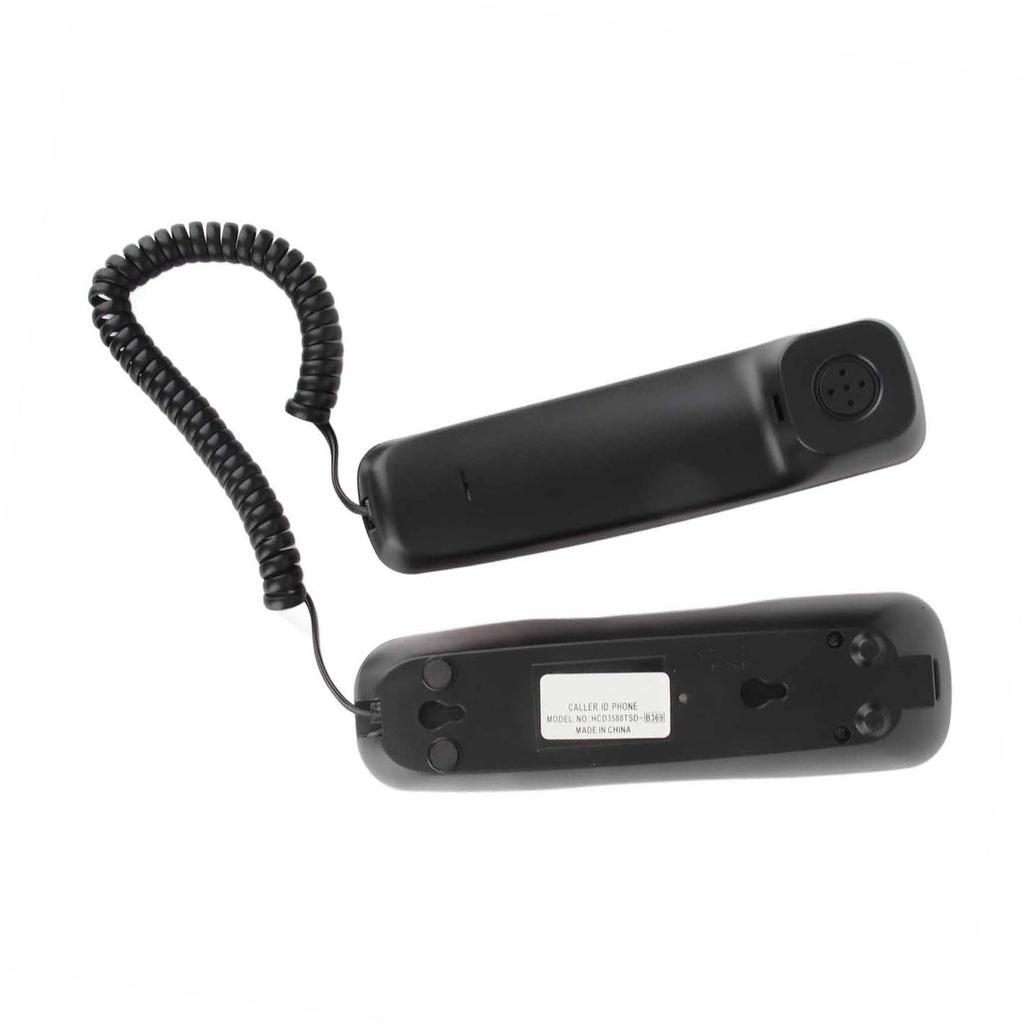 Mini Wall Telephone Home Office Hotel Incoming Caller ID LCD Display Landline Phone