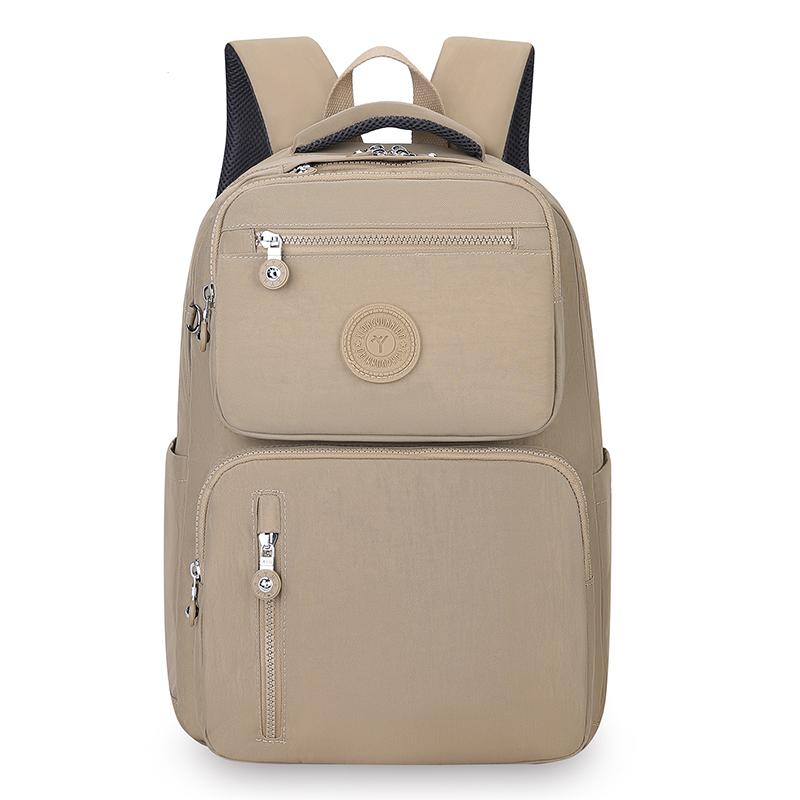 Large Capacity Backpack Multi-Layer Student Schoolbag Lightweight Nylon Backpack