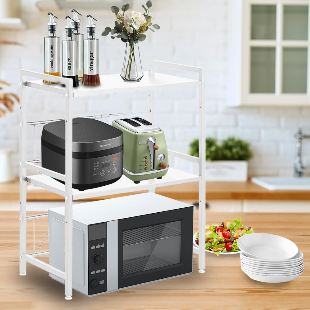 Микроволновая печь тостер кухонная полка телескопическая ширина внутри x глубина 36 см x высота 79 см Высоту полки для хранения можно регулировать вверх и вниз Кухня