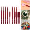 Knitting Needle Burr Free DIY Easy To Use Crochet Hook Kit Plus Blunt Needle Sewing Tool for Home