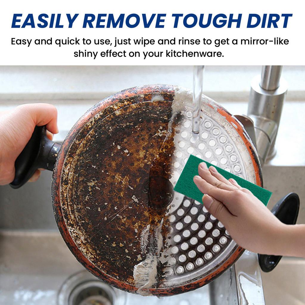Паста для чистки нержавеющей стали Jakehoe для кухонной утвари и удаления жира, 100 г и чистящая салфетка