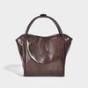 Unique design, high-end feel, single-shoulder underarm bag, large capacity, simple commuter tote bag, vintage texture handbag for women
