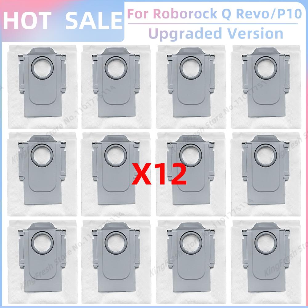 Compatible For Roborock Qrevo 2R3W / QRevo A7400RR Parts Main Side Brush Cover Filter Mop Cloth Dust Bag Box Dustbin Accessories