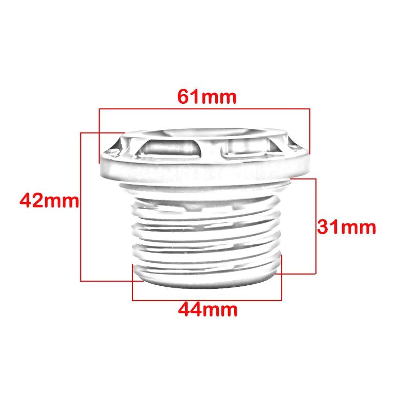 Motorcycle Fuel Gas Tank Oil Cap Vented Right-hand Thread Decorative Aluminum For Harley Sportster Road King Softail Dyna 96-up