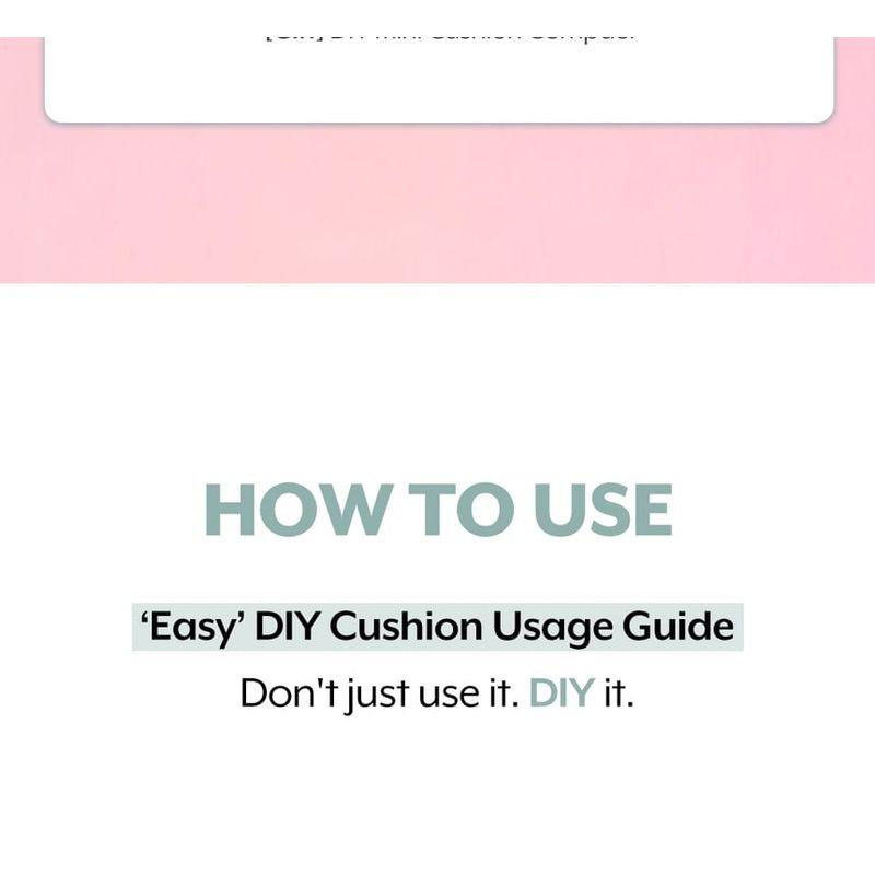Nuse Мусс для ухода за щеками DIY Cushion Подарочный набор - 2 цвета