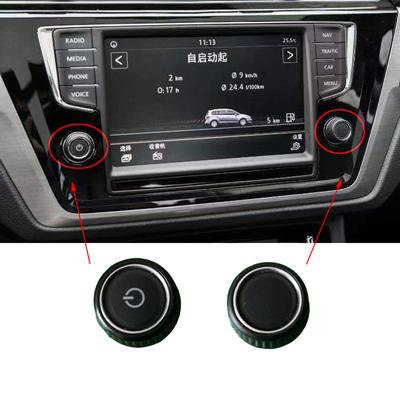 Для Volkswagen VW New Jetta Turane Touran New Polo LAVIDA ручка CD-плеера крышка радиокнопка переключатель громкости переключатель Konb аксессуары