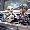 Встряхивающая голова вращающийся пропеллер самолет крутой медведь пилот машина освежители воздуха аксессуары украшение веселый диффузор парфюм аромат мужчины