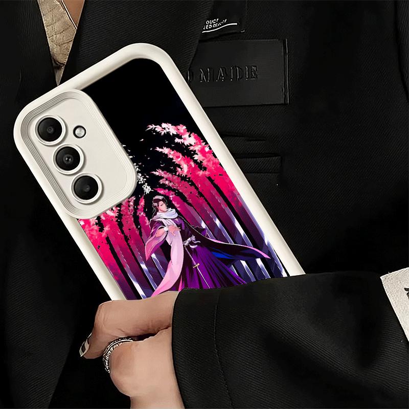Чехол для телефона для Samsung Galaxy A17 A16 A15 A14 A13 Bleach Кучики Бьякуя A56 A36 A26 A55 A35 A25 A54 A34 A24 A53 A33 A23 A07 A06