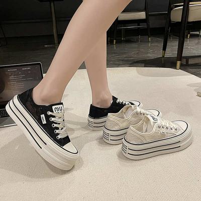 Модные перфорированные кроссовки на тонком каблуке, плетеные лоферы, обувь для женщин в стиле кэжуал от люксового бренда, спортивные предложения, сникеры, кроссовки, обувь